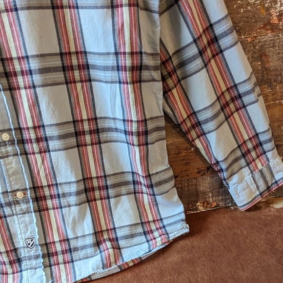 NWT Upcycled Handcrafted Button Down Shirt With Boho Wild Soul Bull - Picture 9 of 14